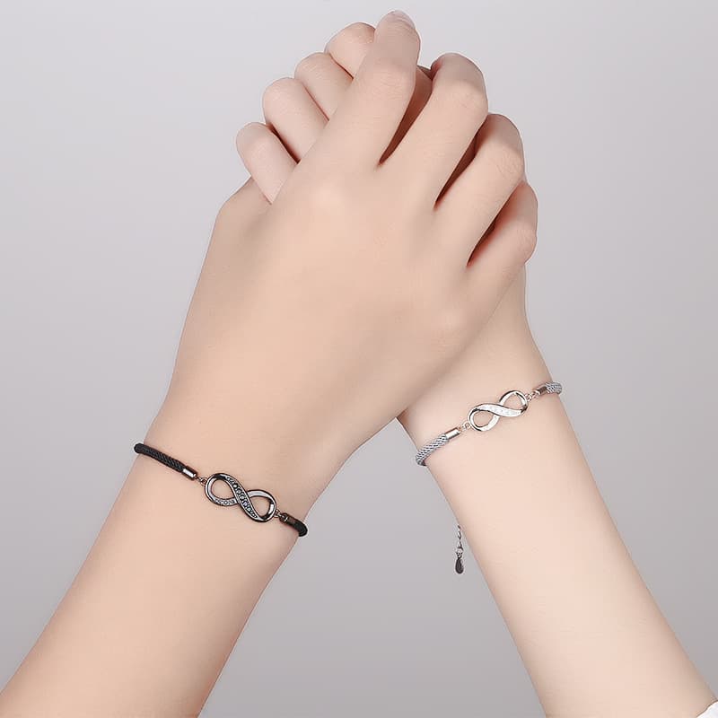 ペアブレスレット ロマンティックシルバー