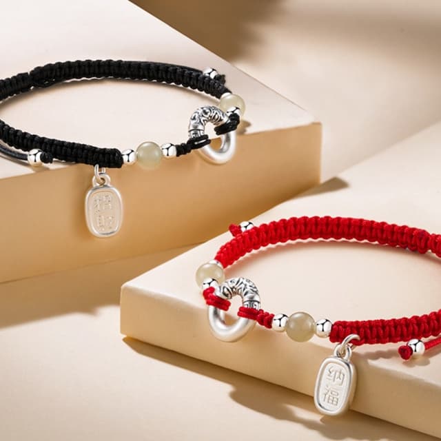 ペアブレスレットセット シルバーライン