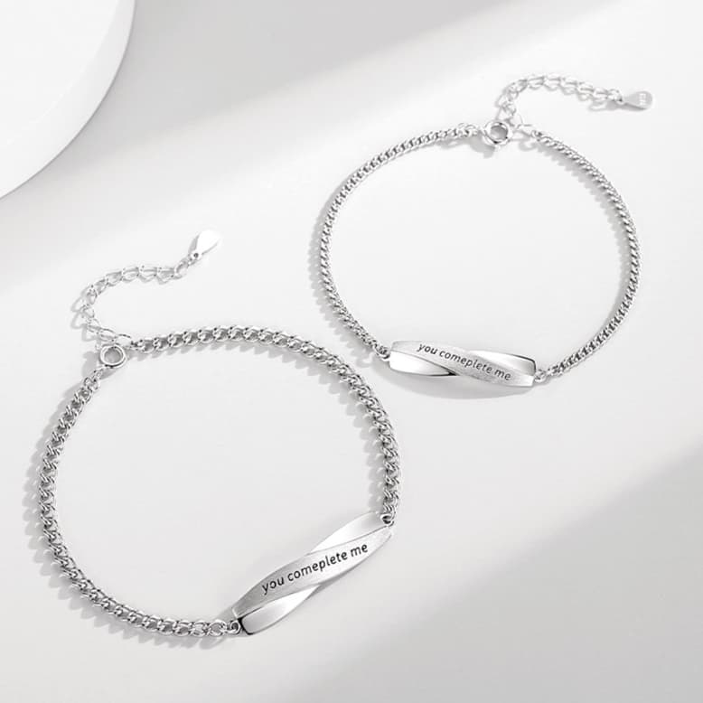 ペアブレスレット ツインバーブレスレット