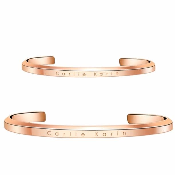 ペアブレスレット シンプルデザインバングルセット