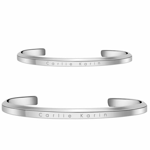 ペアブレスレット シンプルデザインバングルセット
