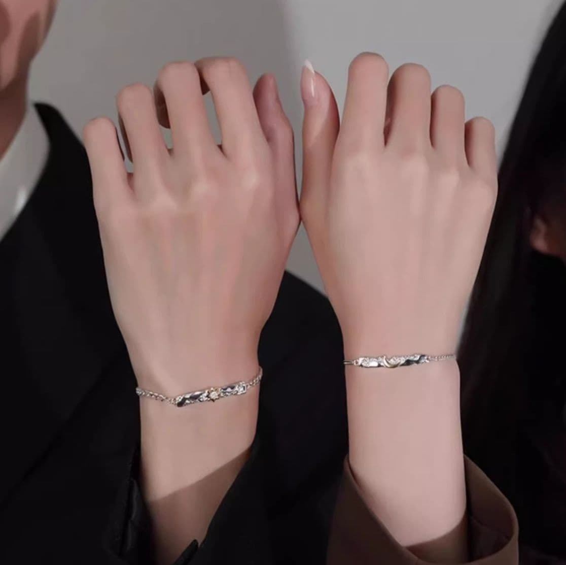 ペアブレスレット ミニスターチェーン