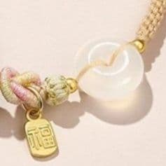 ペアブレスレット 誕生石付き鍵と鍵穴モチーフのペアブレスレット