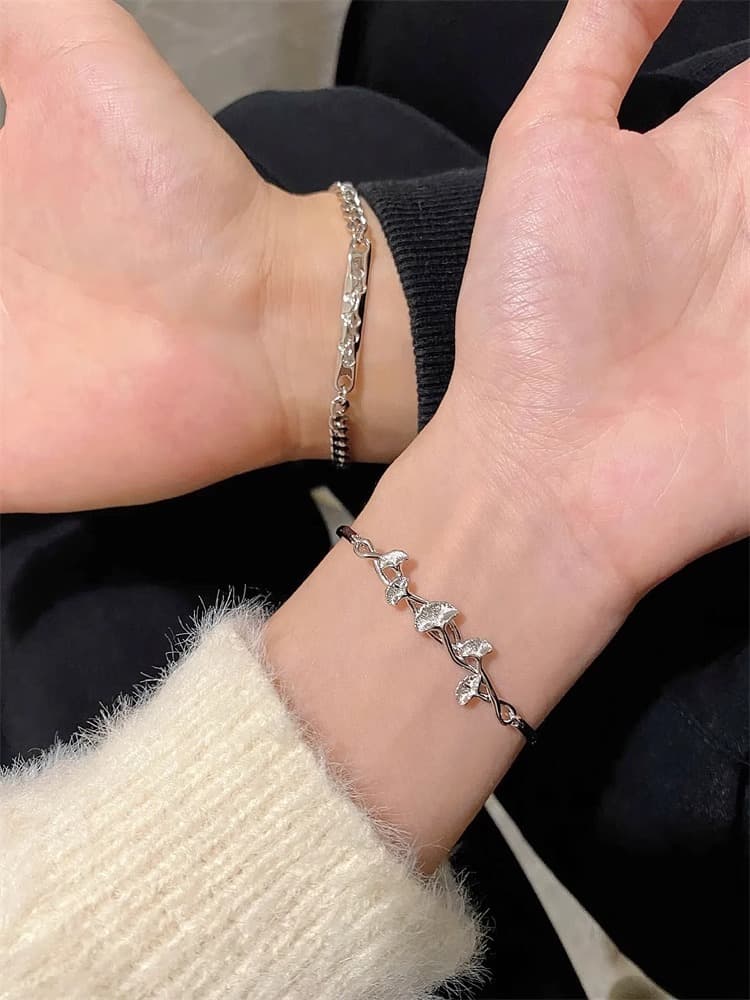 ペアブレスレットセット ツイステッドスターブレスレット