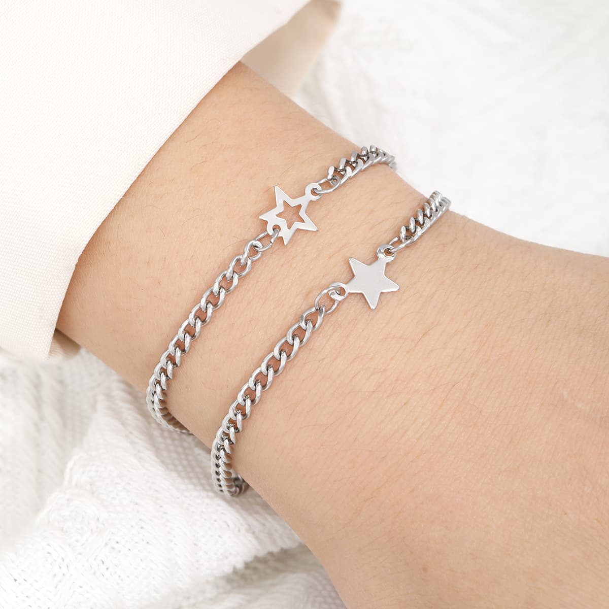 ペアブレスレット スターチャーム