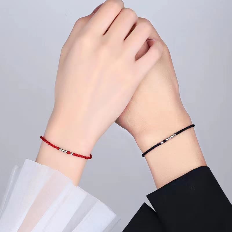 ペアブレスレット プラチナツイスト