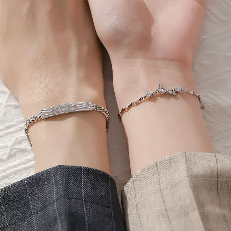 ペアブレスレットセット シルバーブレスレット